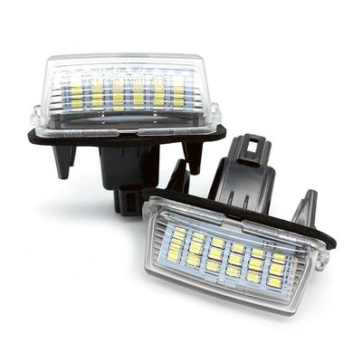 Araba Led Numarası Plaka Işıkları Toyota Camry için 50 Led Numarası Peugeot Citroen için Fit 206 306 307 406 407 C3 Yaris için