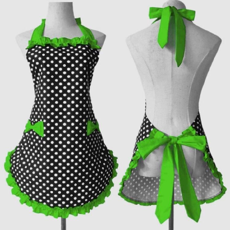 Women's Cake Apron Fashion Bowknot Apron for Women Girls Retro Kitchen Cooking Apron with Pockets Mother's Day Gifts