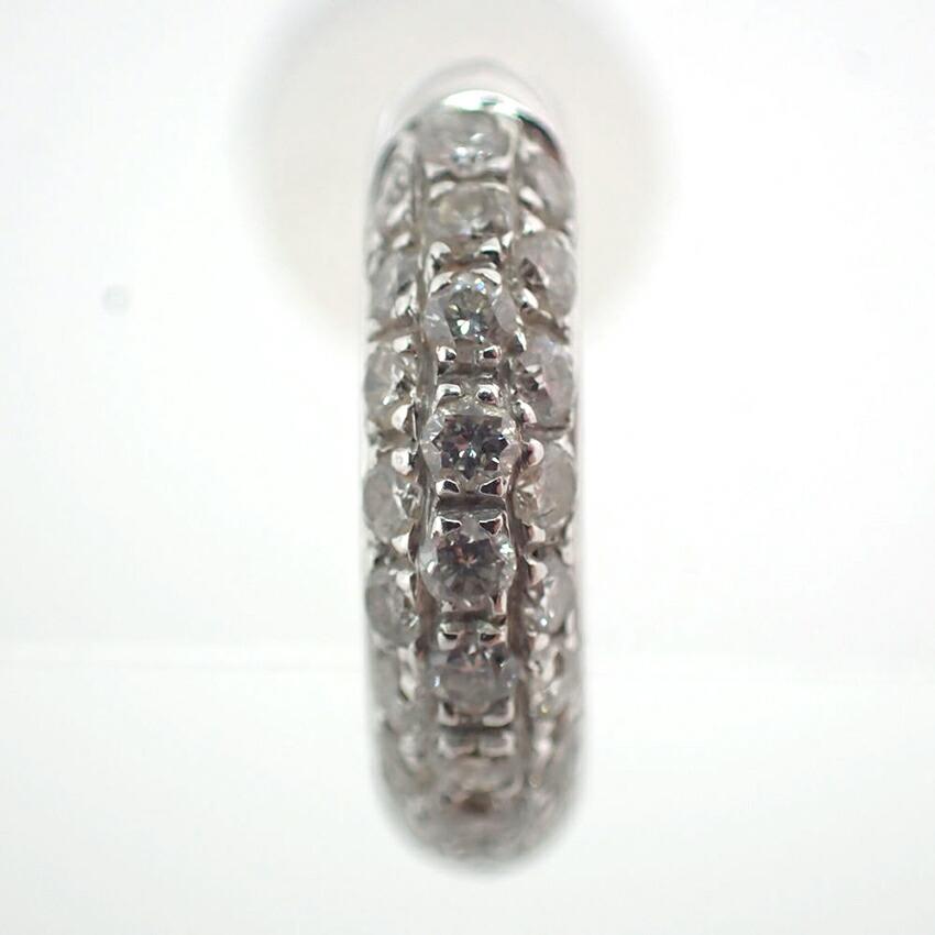 [Used] K18 Diamond Earrings/j109-1