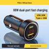 PISEN 20W USB Fast Car Charger for Apple 16/17 Cigarette Lighter Adapter
