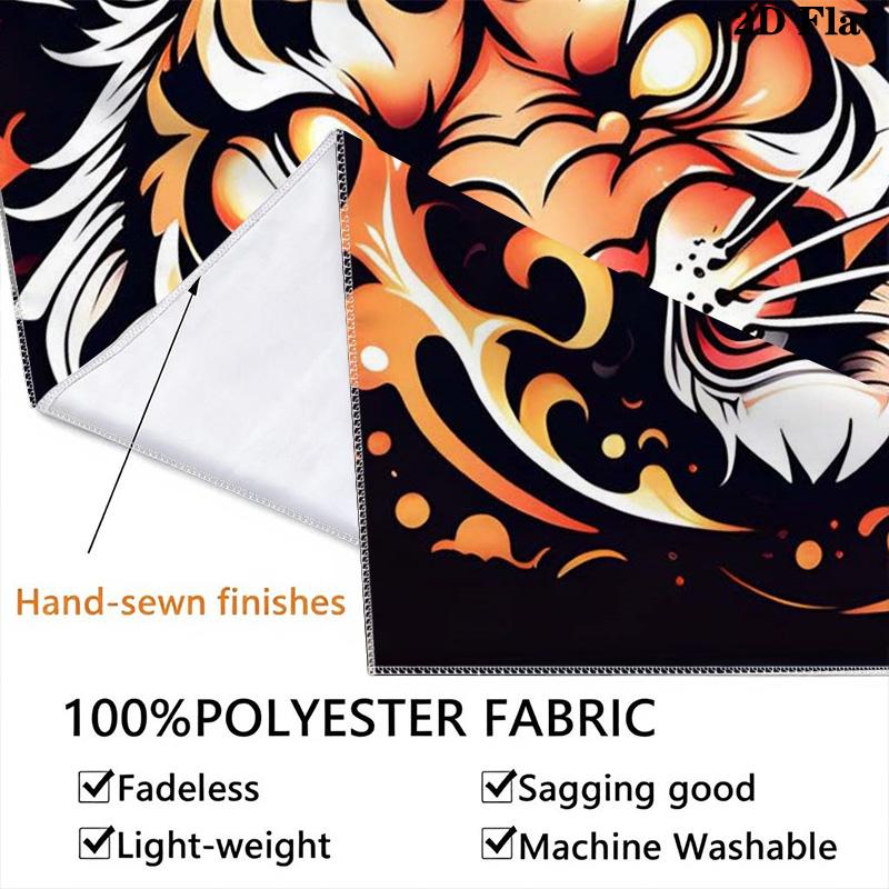 Tiger Pattern Home Decor Tapestry, Wall Hanging, Decorative RV Wall Cloth.MGT0918290
