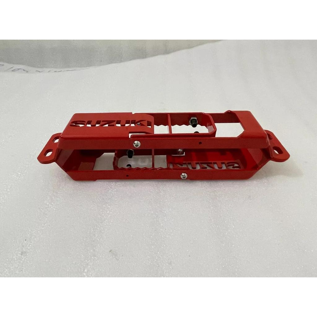 Suzuki Samurai Sierra Door Hinge Step Foot Peg Metal Foldable 2 Set Red & Black