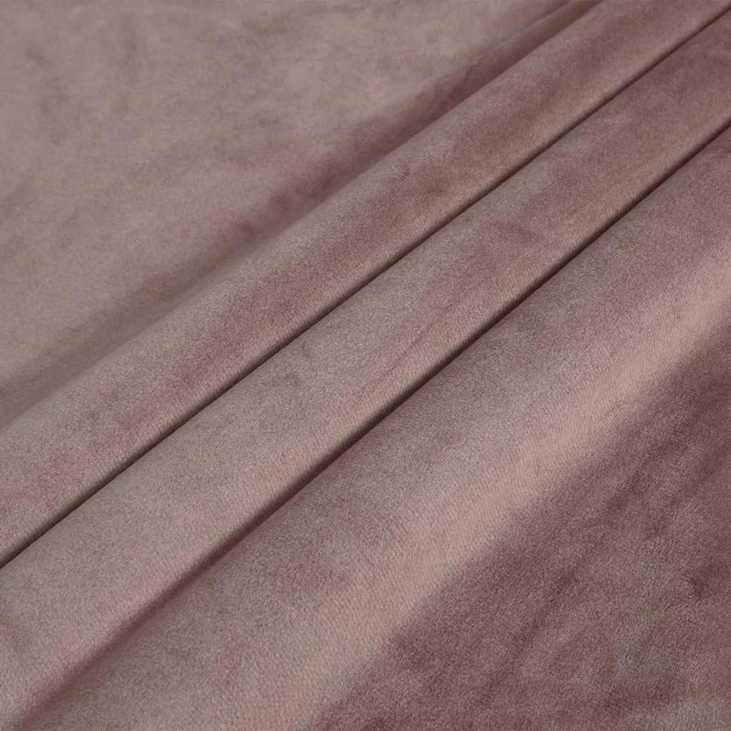 vidaXL Verdunkelungsvorhang mit Metallösen Samt Antik-Rosa 290x245 cm