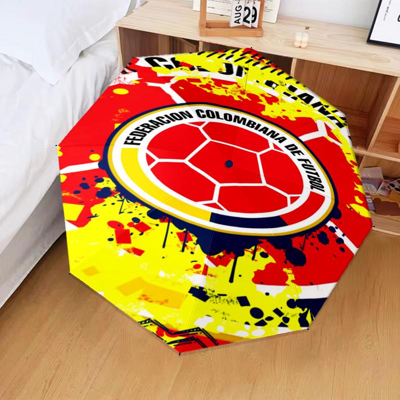 Colombian national football team Umbrella Folding umbrella, automatic umbrella 8-Frame for Travel, camping Use Gift for Halloween Christmas