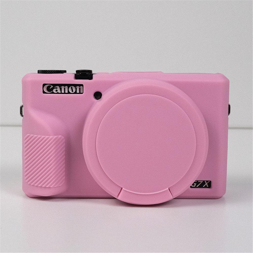 

G7XIII М який силіконовий захисний чохол-броня для корпусу камери Canon G7X III G7X Mark III G7X3 Гумова захисна накладка-шкіра з кришкою для об єктива