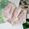 Mid-waist Panties Brushed Comfort Women's Underwear Triangle Soft Breathable Buttocks Bowknot Panty