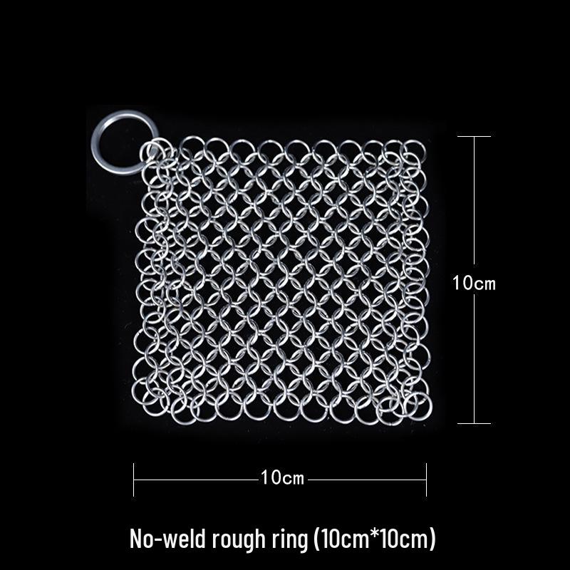 Non-Shedding Steel Wool Cleaning Set: Decanter Ball, Stainless Steel Pot Brush & Scouring Pad