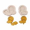 4pcs Cloud Balloon Resin Mold Fondant Silicone Mold DIY Cake Pastry Baking Mold