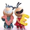 LOVE Sanmao Hanging Doll Resin Crafts - Cartoon Ornaments for Kids' Room, Wedding Gifts & Living Room Bedroom Home Decor