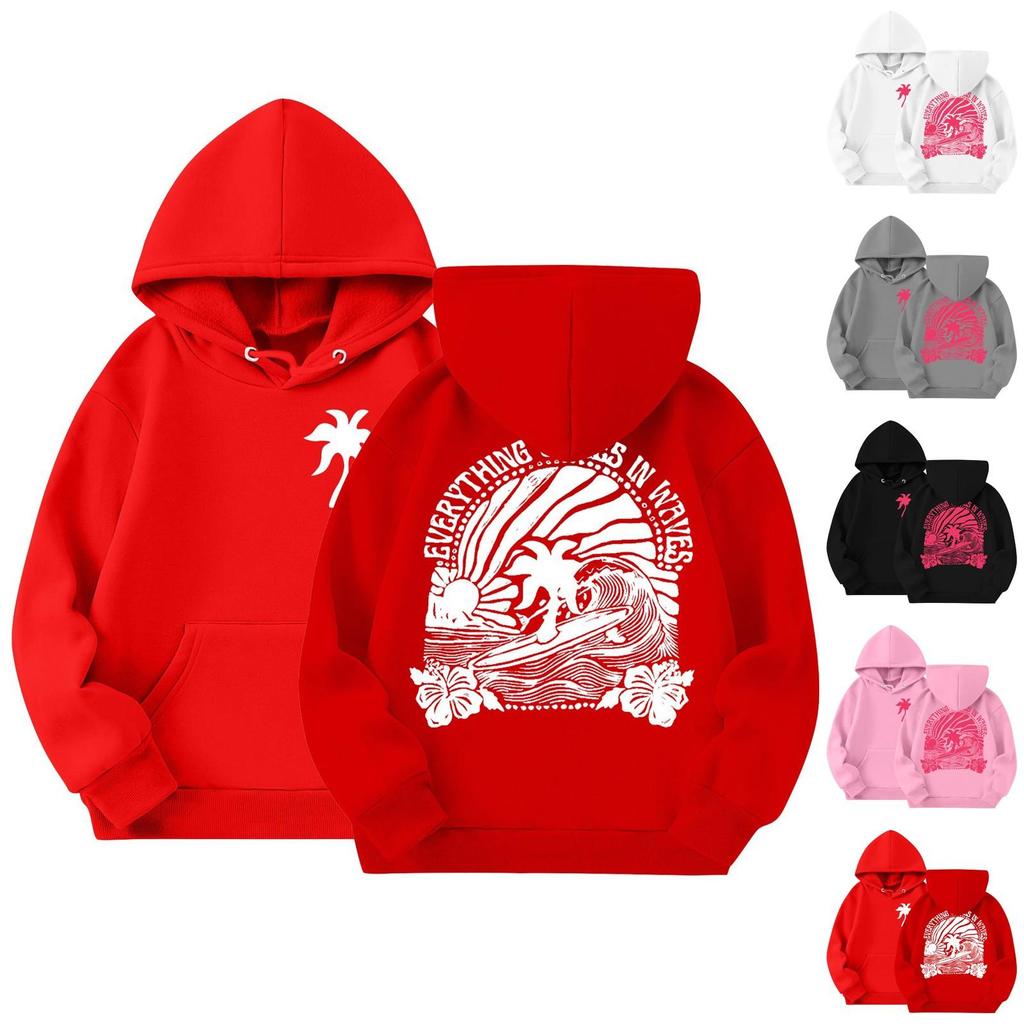 Kinder Hoodies Lose Bedruckte Kapuzen Sport Shirt Modisches Sport Shirt