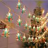 1.5M Christmas LED String Lights Tree Battery Garden Decoration Colorful Light Warm Snowmen Santa Strings White Home Stake For