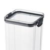 1300ml Airtight Food Container Square Clear Sealed Jar Dry Food Storage Container  Kitchen