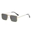 Rectangular Metal Sunglasses for Men Original European and American Retro Fashion Trends Shades for Men Steampunk Glasses