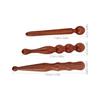 3Pcs Wooden Massage Stick Set, Ergonomic Manual Body Massager for Arms Legs Back Neck, Lightweight Home Travel Self-Care