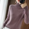 Korean Fashion Turtleneck Sweaters Warm Thick Pullovers Casual Autumn Winter Women Knitwears Basic Long Sleeve Jumpers