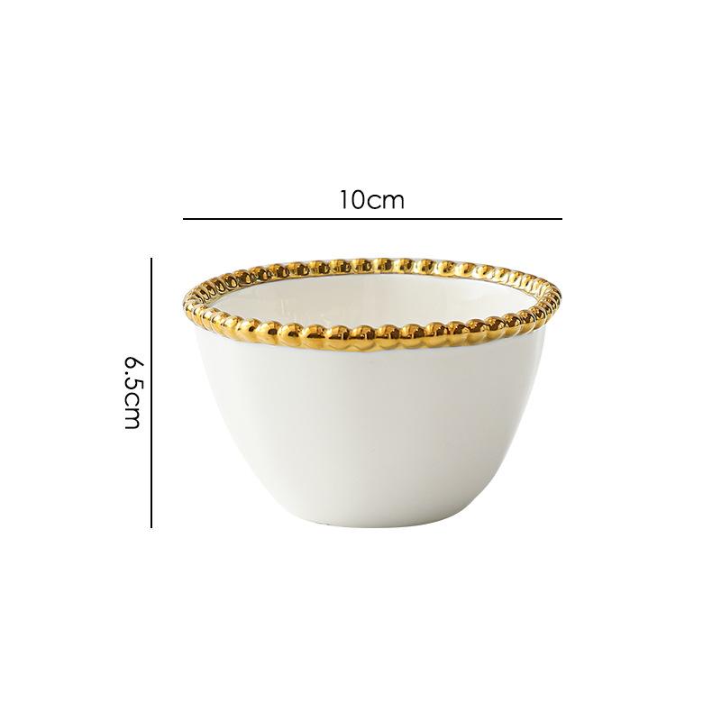 

Европейский стиль Пномпень Бусины Точка Керамическая Западная Обеденная Тарелка Тарелка для стейка Домашняя Посуда Обеденные Блюда Блюда для фруктов