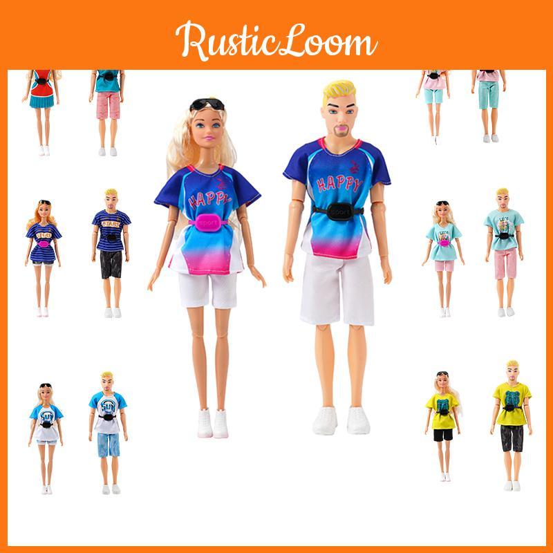 Neue 30cm Modische Ken-Puppe Für Männer Und Mädchen Sommer Sport Und Freizeit Paar Grenzüberschreitender Handel