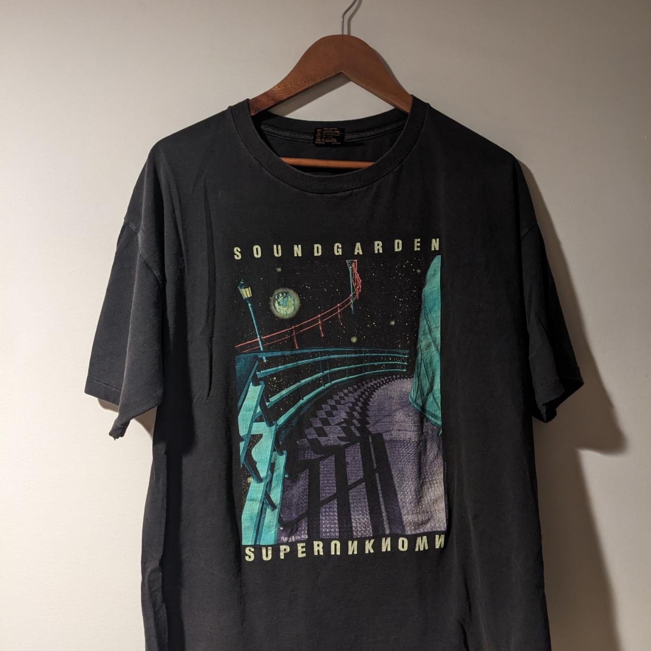 Vintage 1994 SoundGarden Superunknown Tour Black T-Shirt S-5XL XXXXL