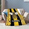 Bee Customize Your Name Outdoor Blanket Suitable For All Seasons Comfortable And Warm Soft Blanket Suitable For Travel Gifts For Relatives And