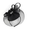 Detail Mesh Hair Accessory With Adjustable Clip For Bridal Party Wedding Event Race Day