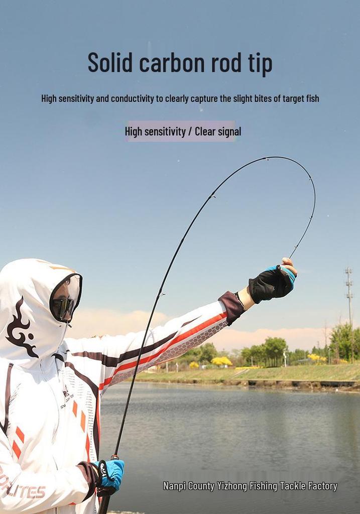 UL Micro-Lure Rod with Carbon Solid Tip and Sounding Reel Seat