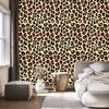 Animal Skin Wallpaper Brown, Cream and Black for Living Room and Bedroom 50x1000