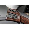 Car Console L&R Air Outlet Vent Cover Trim For Cadillac SRX 2010-2016 Wood Grain