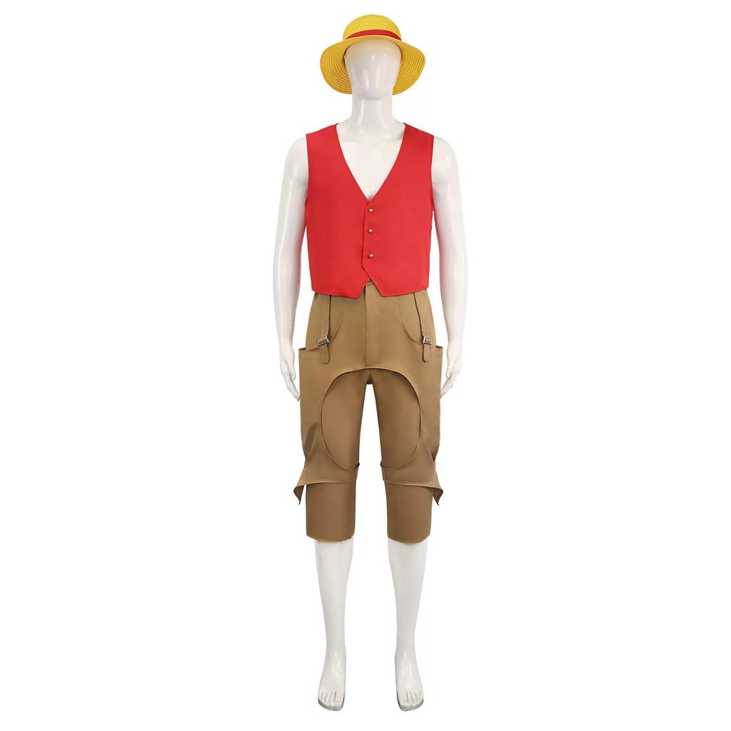 One Piece Live Action Season 2 Cosplay Costume, Luffy Zoro Full Set Halloween Outfit