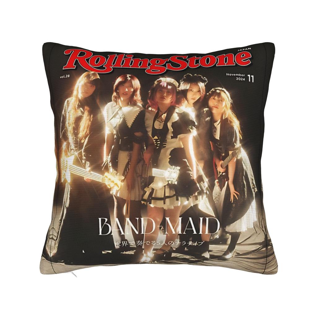 Band Maid Girls Rock Square Pillow Case Cushion Covers Awesome Zipper Decorative Pillowcase for Sofa xcm