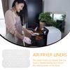 100 Sheets Air Fryer Paper Liners Disposable Perforated Nonstick Baking Paper Liners Oil Proof Heat Resistant for Airfryer