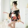 Three Lives Japanese Kimono Lingerie: Seductive & Playful Role Play Set 1006