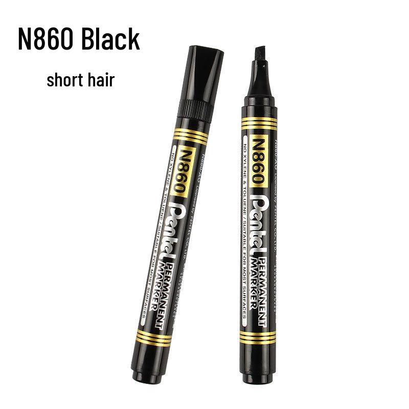Pentel N850/N860 Oil-Based Marker - Round/Chisel Tip for Industrial and Office Use