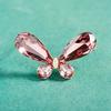 New Elegant Baroque Pearl Natural Shell Zircon Butterfly Brooches for Women Coat Clothing Accessories Pins Creative Corsage
