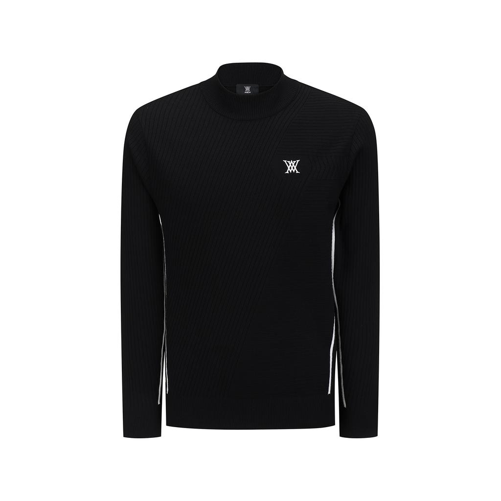ANEW GOLF Men Fa Mock Neck Sweater_Bk