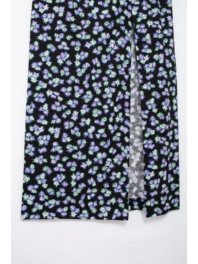 Women's Floral Print Street Fashion Dress - Summer Collection