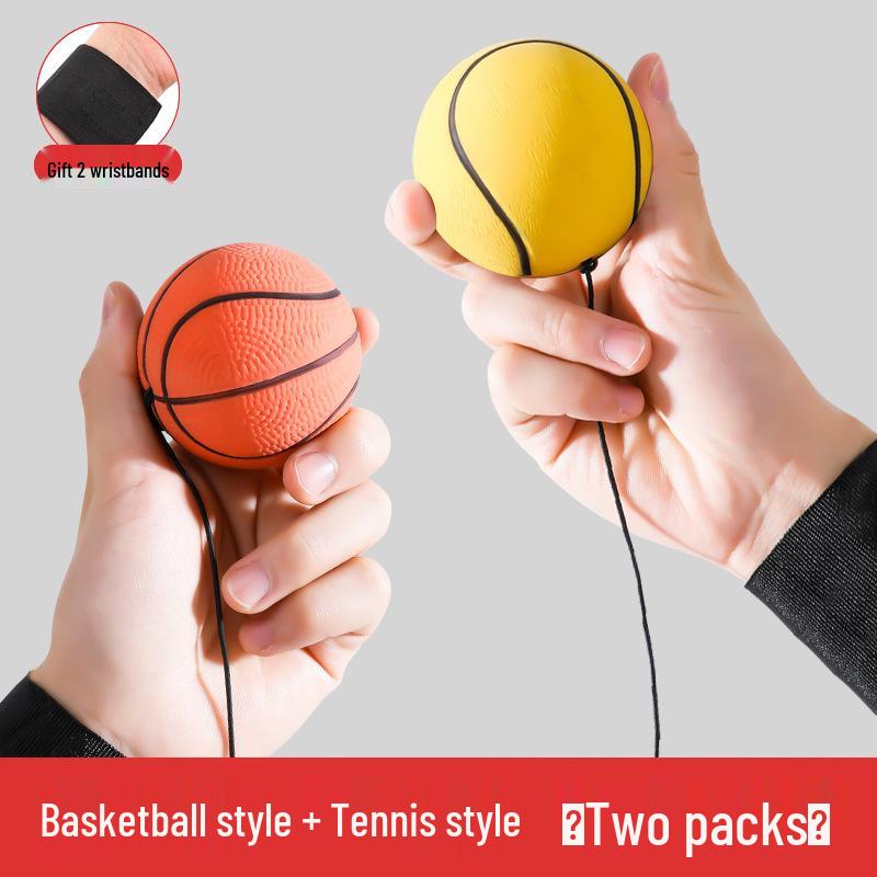 Moonstone Elastic Wrist Ball - PU Foam Rebound Reaction Ball for Kids' Exercise