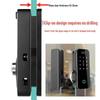ZUCON F491 WiFi Smart Fingerprint Glass Door Lock CN Plug (adapter Included)
