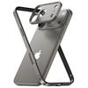 Custodia con Telaio in Lega di Alluminio per Telefono Per 17 Air 16 15 14 13 Pro Max Plus Protezione Lente Fotocamera in Metallo Paraurti in Silicone Antiurto
