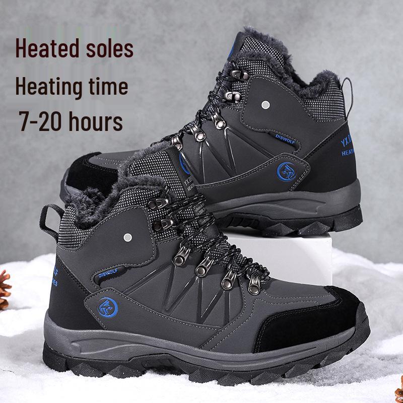 Smart Electric Heated Shoes - Rechargeable, Warm, Insulated Fleece-Lined Footwear for Men and Women, Perfect for Outdoor Use