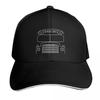 International Harvester Loadstar  Classic School Bus White Outline Graphic Baseball Cap Sun Caps Boy Womens