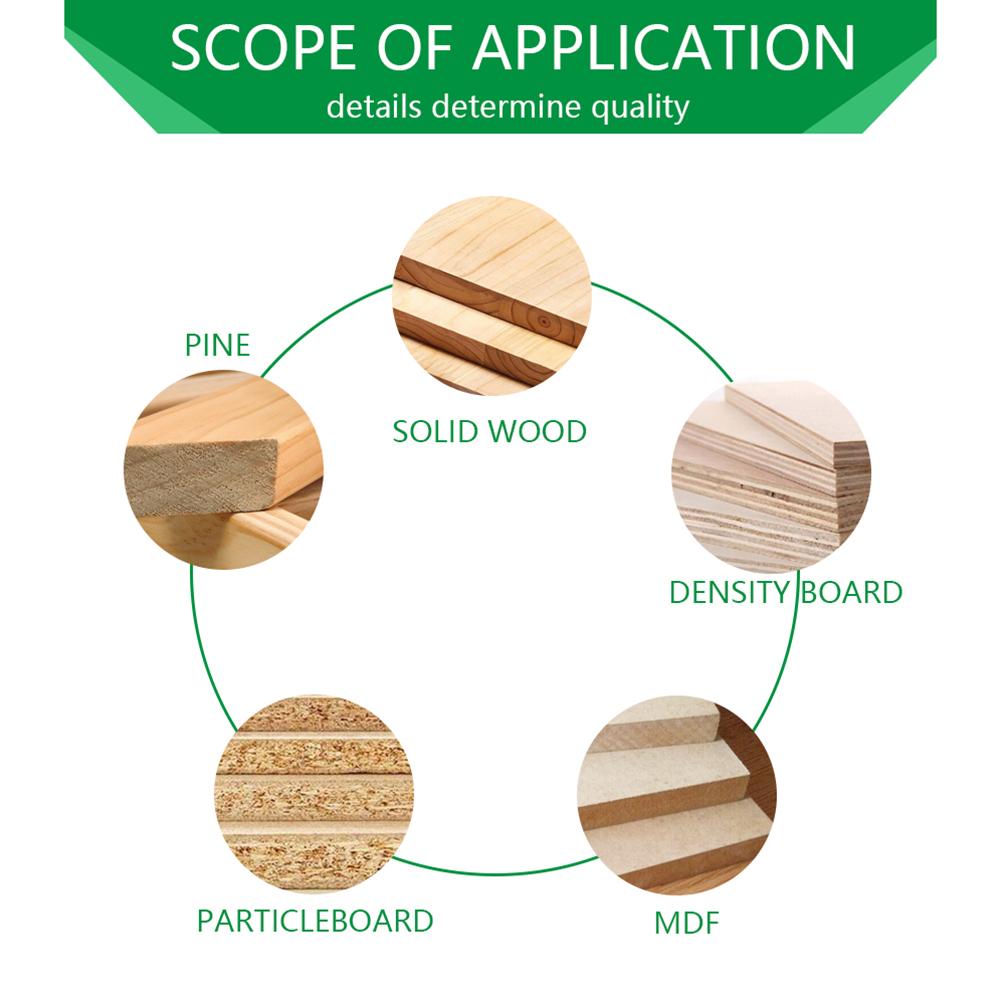 8mm Schaft Kugelkopffräser Rundkopffräser CNC-Fräser Radiuskernkasten Vollhartmetall-Fräser für Holz Elektrowerkzeugteil