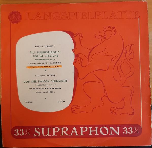 

LP Record RICHARD STRAUSS VTZSLAV NOVK Richard Strauss Till Eulenspiegel DLPV68 ETERNA Czechoslov Classical Used