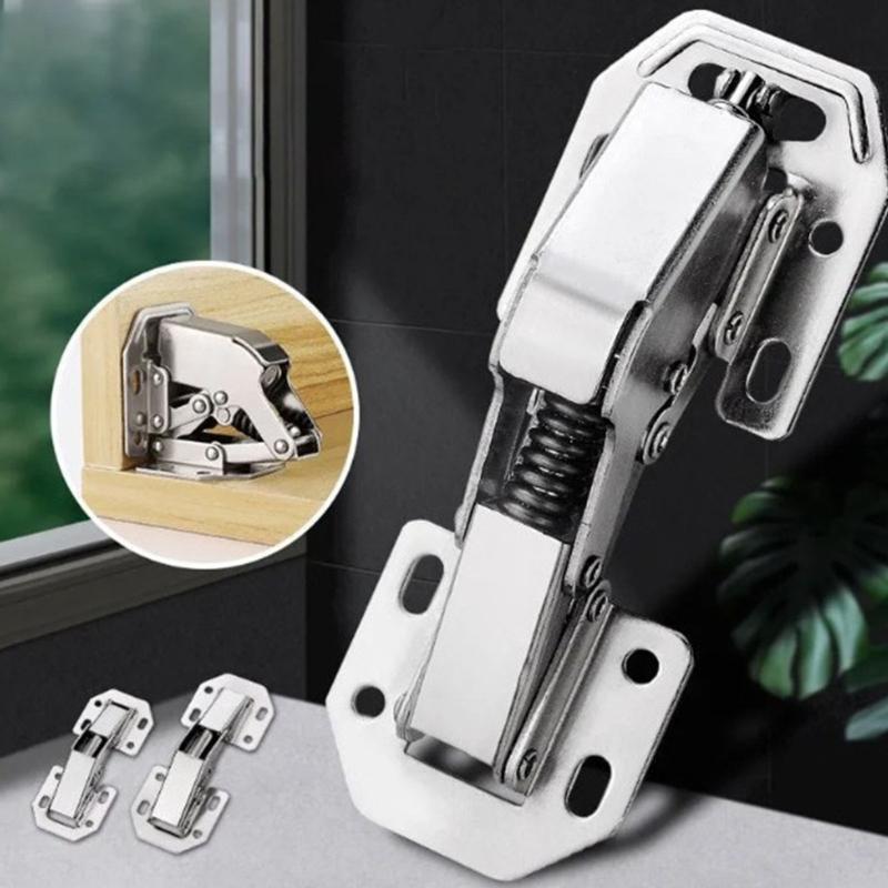 Tool Without Rapid Assembly Ball Bearing Fasteners Smooth Soft Close Screw Fix Cabinet Fastener Set for Closet Wardrobe