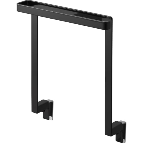 Yamazaki Tower Towel Rack, Under-Sink Storage, Black, Approx. W20 X D9-10 X H25.5cm, 1986