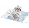 Llorens Bobas Nico pop met blauwe deken 40cm