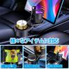 Coollooda Car Drink Holder 2025 Sticker 360 Degree Rotation Car Cup Adjustable Smartphone Multifunctional Car Drink Can Hold Black Fiber [New
