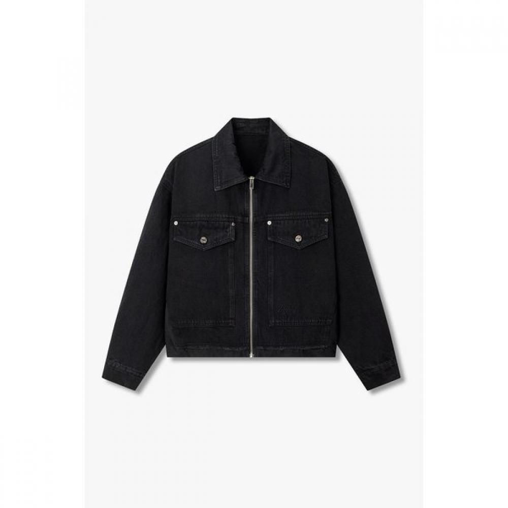 VOV Women Woven Mix Denim Zip Up Jacket 7156210001