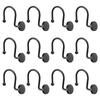 Decorative Shower Rings Rust-proof Hooks Bathroom Decor Heavy Duty Hooks High-strength Structure Hassle-free Operation