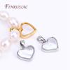 18K Real Gold Plated Heart Pendants For Necklace Making Supplies,Natural Shell Charms Jewelry Materials,DIY Accessories