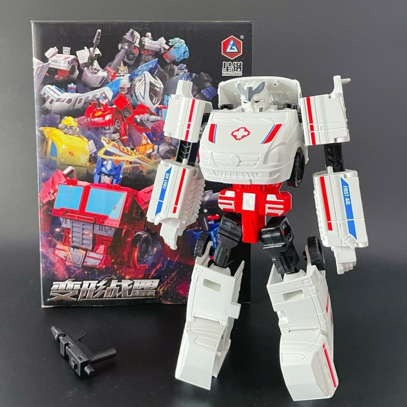 ZZKJ 19CM Cool Transformation Toys Anime Robot Car Tank Aircraft Dinosaur Models Action Figures Children Boys Gifts